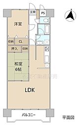 グランドプラザ御油 2LDKの間取図画像