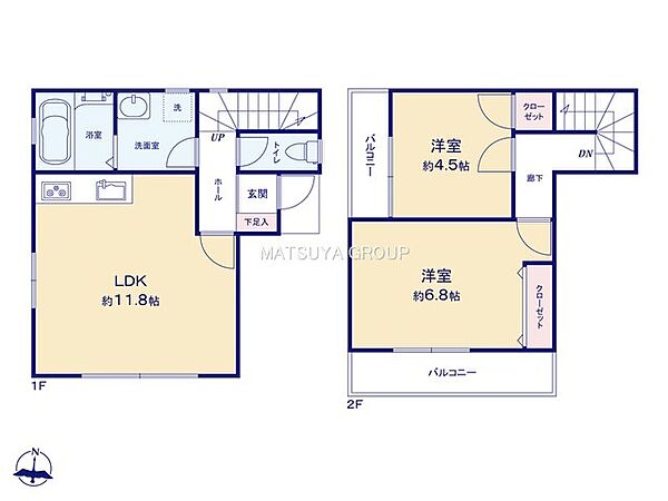 間取りを拡大表示