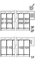 レオパレスＮＳクロスＲ 207 ｜ 大阪府守口市八雲西町4丁目27-6（賃貸マンション1K・2階・19.87㎡） その4