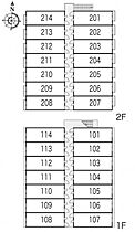 レオパレスエステート 114 ｜ 大阪府東大阪市西堤西1-20（賃貸アパート1K・1階・19.87㎡） その4