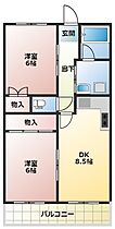 グランドヒル水橋  ｜ 大阪府門真市泉町（賃貸マンション2LDK・1階・45.36㎡） その2