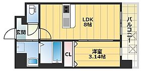 ART shinmori  ｜ 大阪府大阪市城東区古市3丁目（賃貸マンション1LDK・3階・28.30㎡） その2