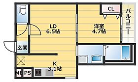 フジパレス弥刀V番館  ｜ 大阪府東大阪市友井1丁目（賃貸アパート1LDK・1階・34.17㎡） その2