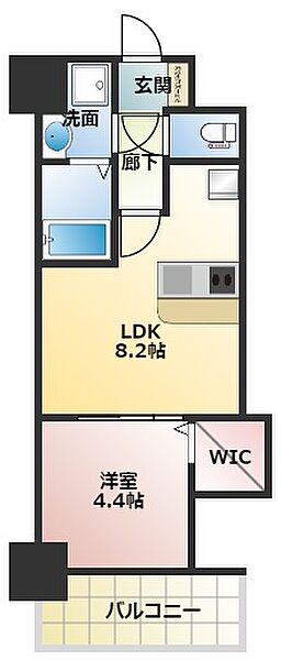 Alivis北梅田 404｜大阪府大阪市北区本庄西2丁目(賃貸マンション1LDK・4階・30.25㎡)の写真 その2