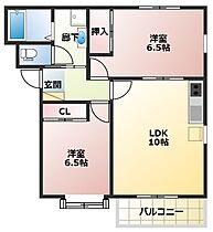 ヴィヴァン・ノール A202 ｜ 大阪府交野市森北1丁目（賃貸アパート2LDK・2階・49.47㎡） その2