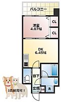 プレジオ布施EURO  ｜ 大阪府東大阪市足代北1丁目（賃貸マンション1DK・15階・28.80㎡） その2