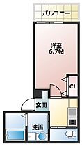 アレグリア門真古川町  ｜ 大阪府門真市古川町（賃貸アパート1K・3階・24.27㎡） その2