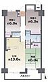 ロワールマンション健軍6階2,099万円