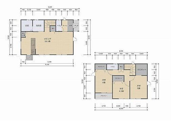 間取り 未使用戸建　南区富合町杉島第6　3号地