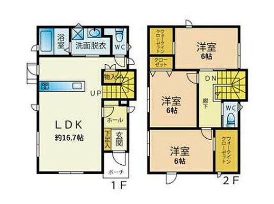 間取り 中古戸建　菊池郡大津町 大字大林