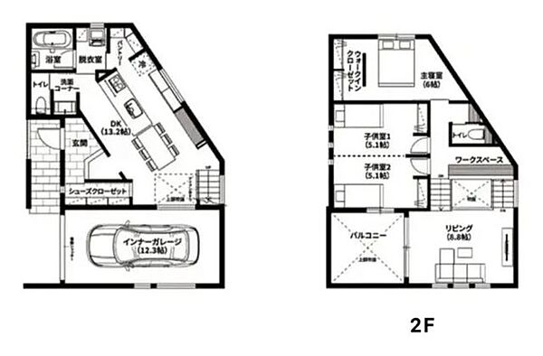 間取りを拡大表示