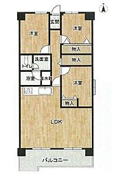 レヂオンス高江 3LDKの間取図画像