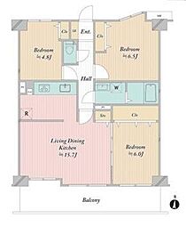 間取図画像 3LDK