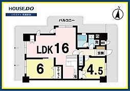 ドリームホーム松戸 2LDKの間取図画像