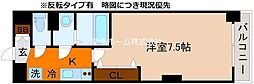 Luxe京都西大路 1Kの間取図画像
