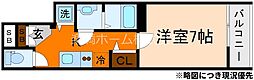 アドバンス京都烏丸町 1Kの間取図画像