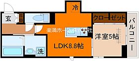 LuSole嵐山 202 ｜ 京都府京都市右京区嵯峨天龍寺今堀町（賃貸アパート1LDK・2階・34.79㎡） その2