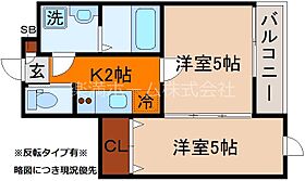 ベレーザ西陣I 206 ｜ 京都府京都市上京区西富仲町（賃貸マンション2K・2階・28.66㎡） その2