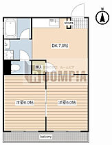 ソフィア 201 ｜ 岐阜県岐阜市松屋町（賃貸マンション2K・2階・39.66㎡） その2