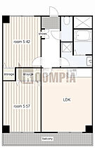 クレール北方 403 ｜ 岐阜県本巣郡北方町朝日町１丁目（賃貸アパート2LDK・4階・48.00㎡） その2