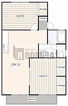 BROS.K A103 ｜ 岐阜県岐阜市東改田字再勝（賃貸アパート2LDK・1階・53.00㎡） その2