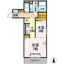 エクセレント33 102 ｜ 岐阜県岐阜市霞町（賃貸アパート2K・1階・36.03㎡） その2