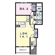 がーでんはうすＹ　I棟 102 ｜ 岐阜県本巣郡北方町高屋（賃貸アパート1LDK・1階・48.39㎡） その2