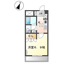 ララ・ポートII 102 ｜ 岐阜県岐阜市下尻毛（賃貸アパート1K・1階・24.84㎡） その2