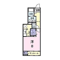 エネルジコ(Energico) 1Kの間取図画像