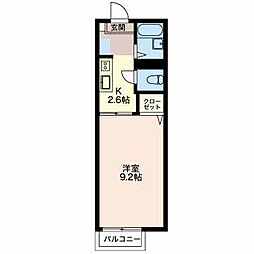 プロシード 1Kの間取図画像