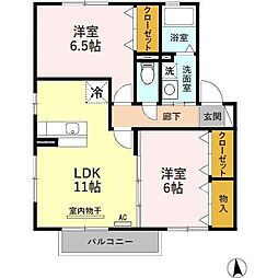 casa・L D棟 2階/214