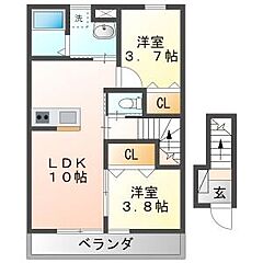 物件の間取り
