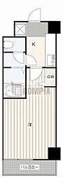 フォルビテッツァ岐阜 1Kの間取図画像