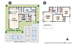 鹿嶋市港ヶ丘1丁目23-P1　2号棟　新築戸建