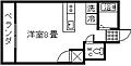 上杉第8マンション中央6階4.0万円
