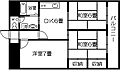 サンライズ小松原3階5.8万円