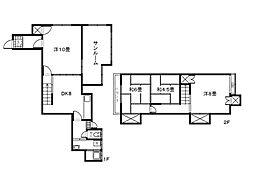 牟礼岡ハイツ 4DKの間取図画像