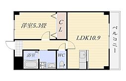 ラヴァーズ武岡2 1LDKの間取図画像