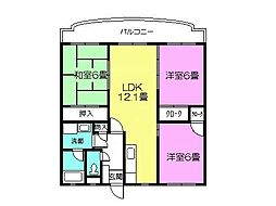 セレーナところさこ1 3LDKの間取図画像