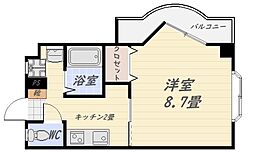 スミトモマンション荒田 1Kの間取図画像