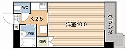スペース23 1Kの間取図画像