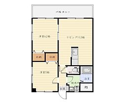 イオリドリーム 2LDKの間取図画像
