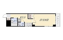 泉ビル 1Kの間取図画像