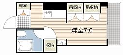 MARIN2 ワンルームの間取図画像