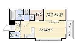 Esperanza 1LDKの間取図画像