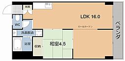 アクア・ストリート・10 1LDKの間取図画像