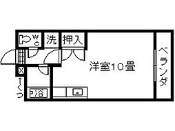 ユースドール・A ワンルームの間取図画像
