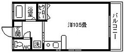 グランドール・コム ワンルームの間取図画像