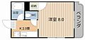 Mハウス唐湊4階2.5万円