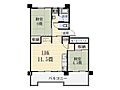 鴨池二丁目団地1号棟10階4.6万円
